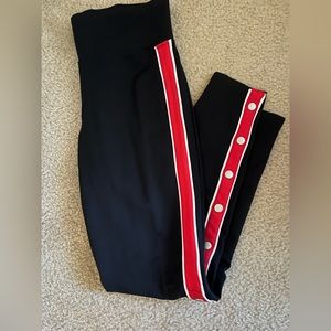 High Waist Striped Leggings